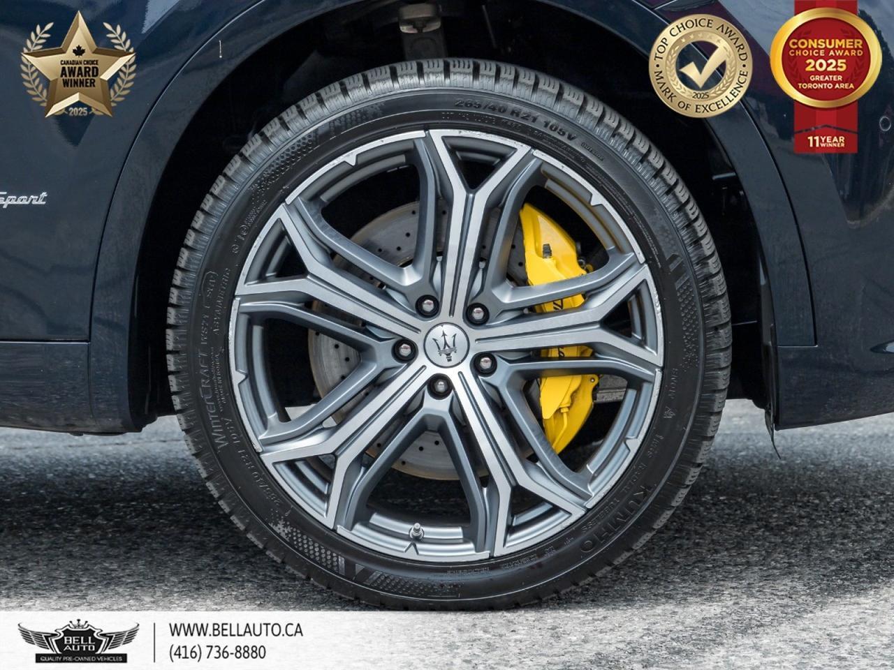 2021 Maserati Levante S GranSport | PANORAMIC ROOF | POWER AND MEMORY SEATS | LEATHER | BACKUPCAM | NO ACCIDENT Toronto ON