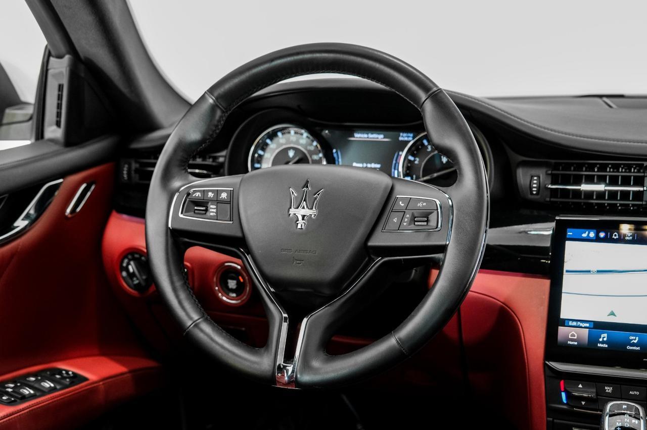 2021 Maserati Quattroporte S Q4 AWD BLIND SPOT NAVIGATION SUNROOF LEATHER HEATED SEATS REAR CAMERA HARMAN KARDON Carrollton TX