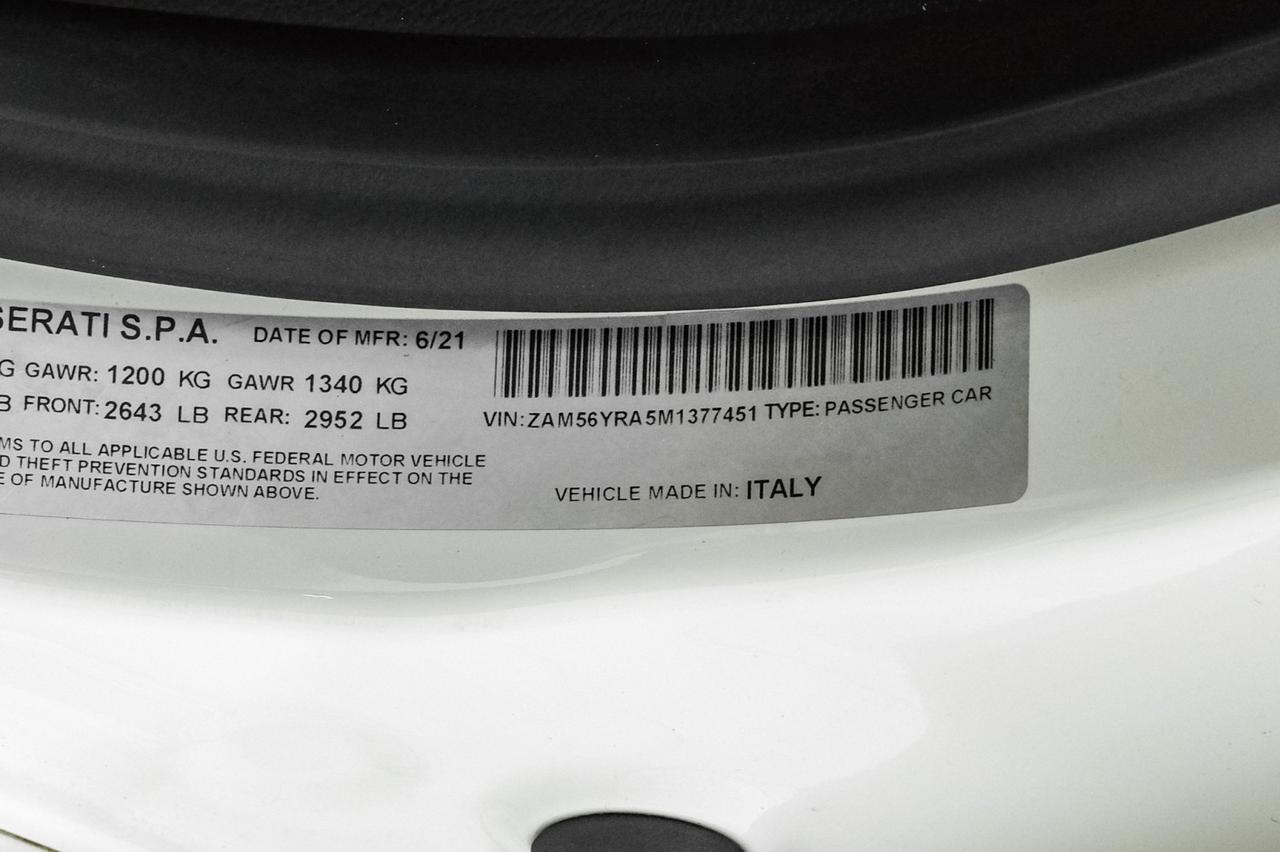 2021 Maserati Quattroporte S Q4 AWD BLIND SPOT NAVIGATION SUNROOF LEATHER HEATED SEATS REAR CAMERA HARMAN KARDON Carrollton TX