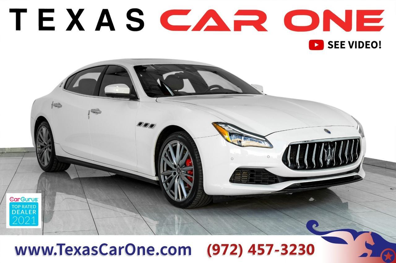 2021 Maserati Quattroporte S Q4 AWD BLIND SPOT NAVIGATION SUNROOF LEATHER HEATED SEATS REAR CAMERA HARMAN KARDON