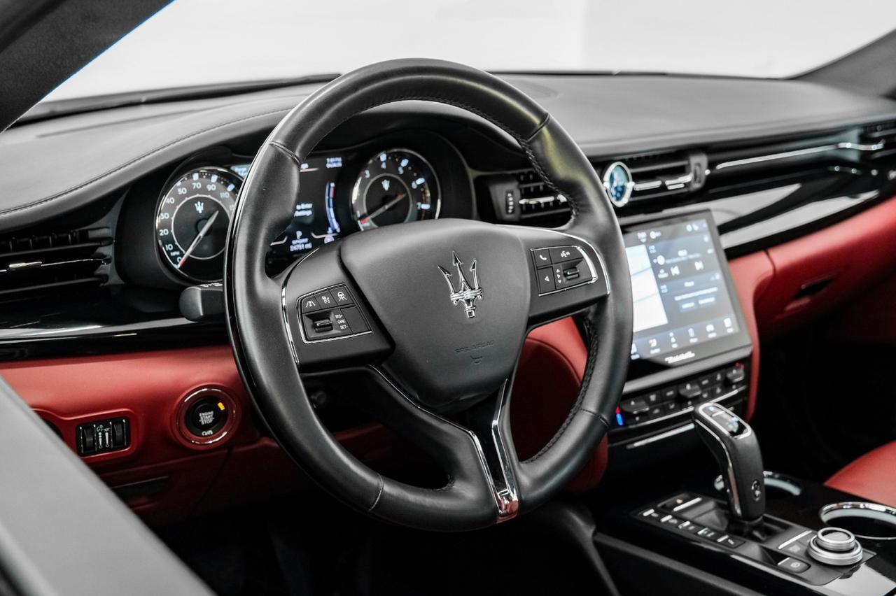 2021 Maserati Quattroporte S Q4 AWD BLIND SPOT NAVIGATION SUNROOF LEATHER HEATED SEATS REAR CAMERA HARMAN KARDON Carrollton TX