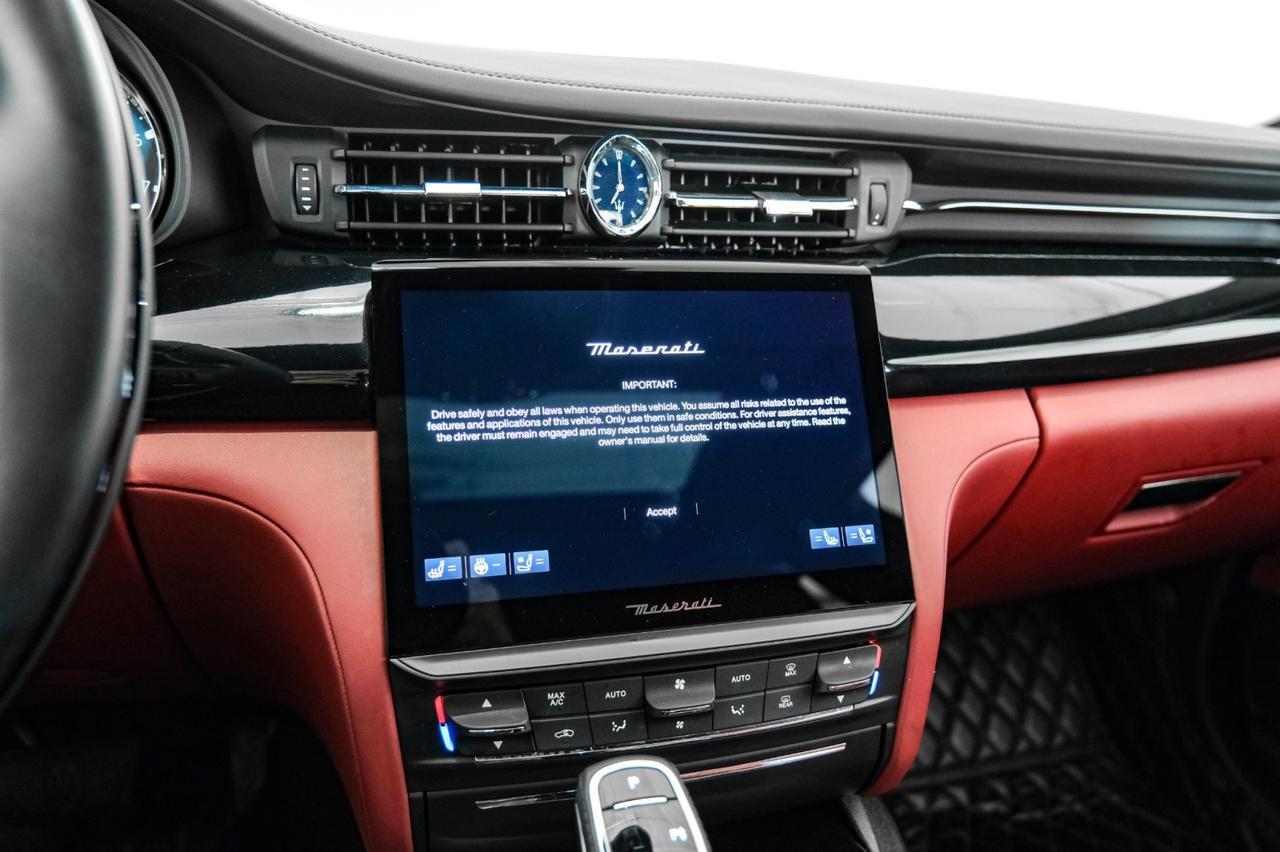 2021 Maserati Quattroporte S Q4 AWD BLIND SPOT NAVIGATION SUNROOF LEATHER HEATED SEATS REAR CAMERA HARMAN KARDON Carrollton TX