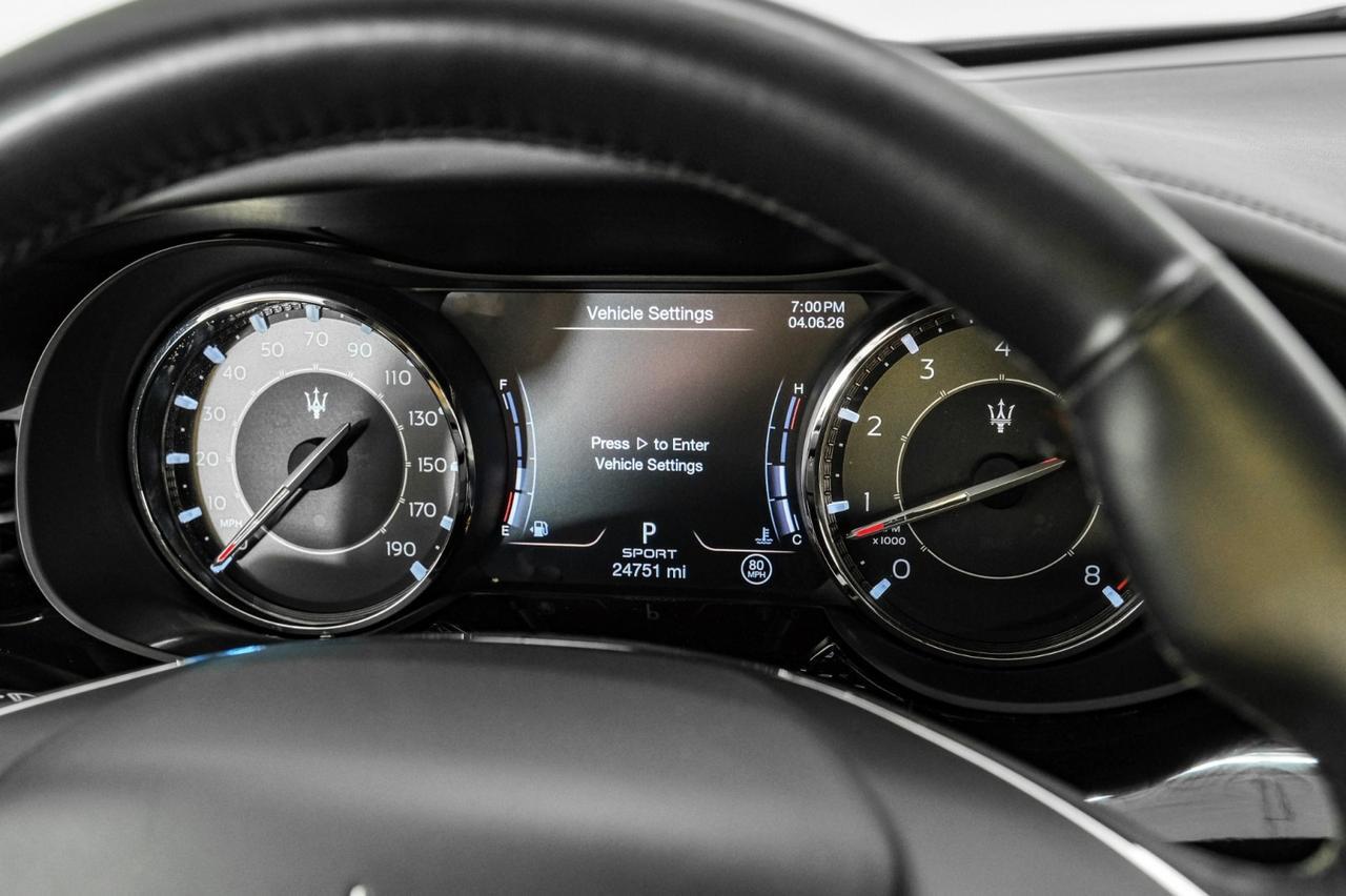 2021 Maserati Quattroporte S Q4 AWD BLIND SPOT NAVIGATION SUNROOF LEATHER HEATED SEATS REAR CAMERA HARMAN KARDON Carrollton TX