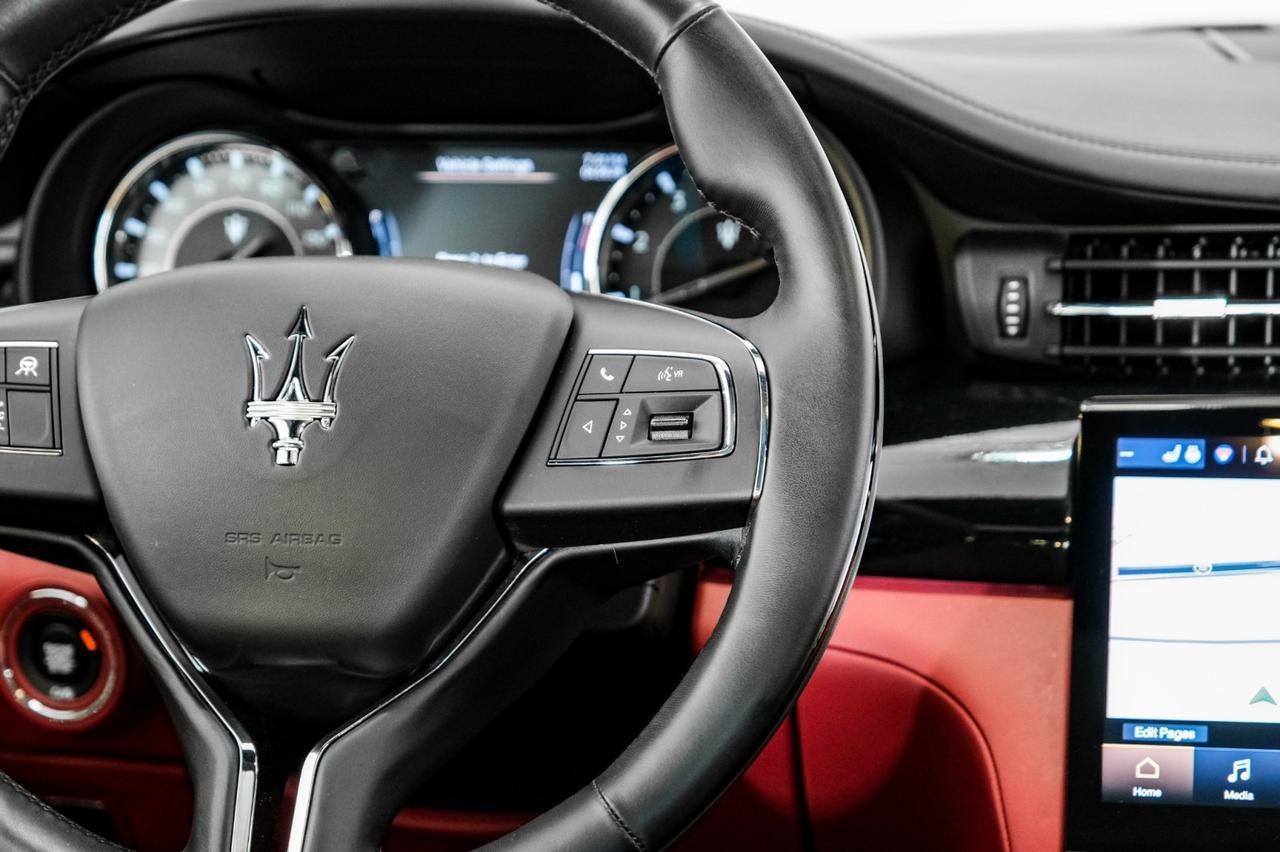 2021 Maserati Quattroporte S Q4 AWD BLIND SPOT NAVIGATION SUNROOF LEATHER HEATED SEATS REAR CAMERA HARMAN KARDON Carrollton TX