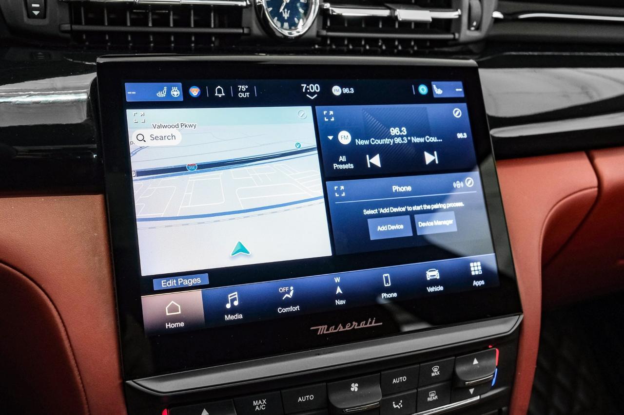 2021 Maserati Quattroporte S Q4 AWD BLIND SPOT NAVIGATION SUNROOF LEATHER HEATED SEATS REAR CAMERA HARMAN KARDON Carrollton TX