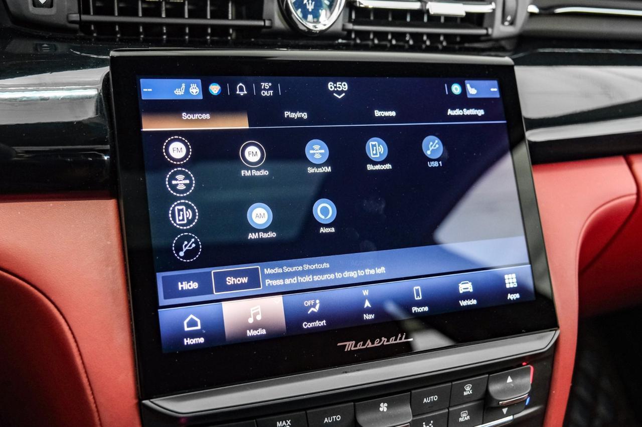 2021 Maserati Quattroporte S Q4 AWD BLIND SPOT NAVIGATION SUNROOF LEATHER HEATED SEATS REAR CAMERA HARMAN KARDON Carrollton TX