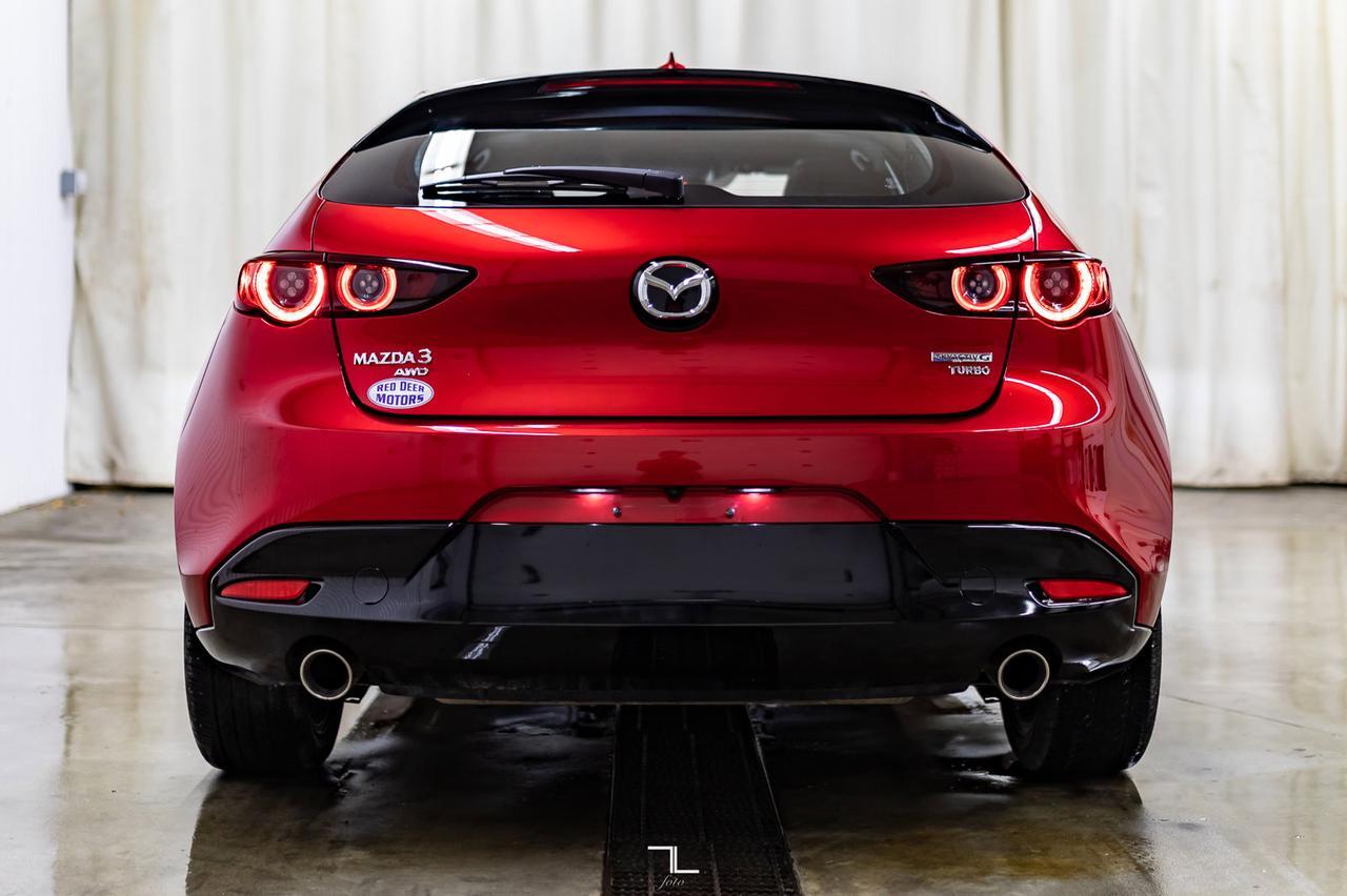 2021 Mazda 3 AWD GT Sport Turbo Leather Roof Nav BCam Red Deer AB