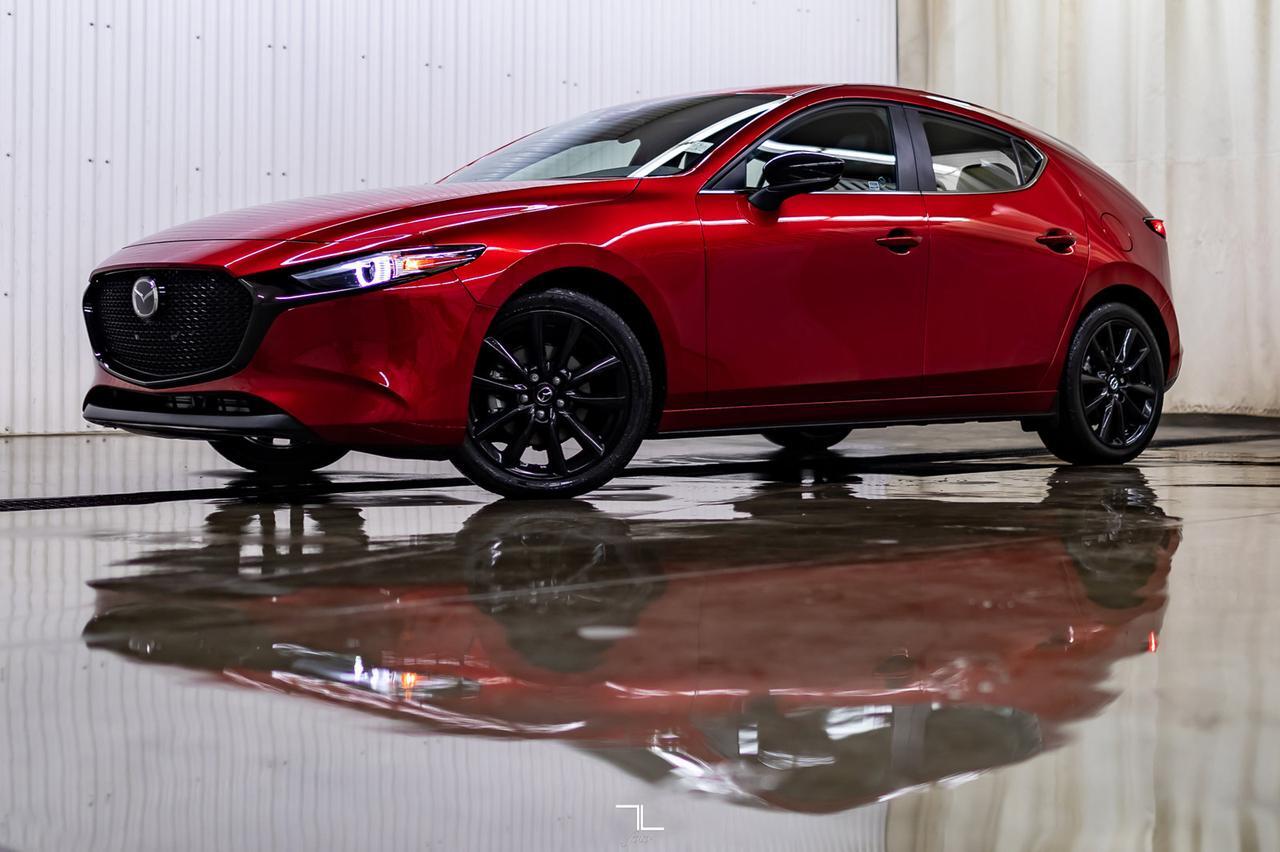 2021 Mazda 3 AWD GT Sport Turbo Leather Roof Nav BCam Red Deer AB