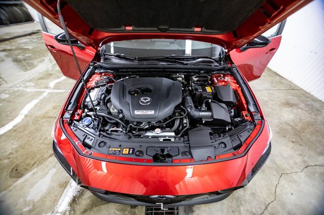 2021 Mazda 3 AWD GT Sport Turbo Leather Roof Nav BCam Red Deer AB