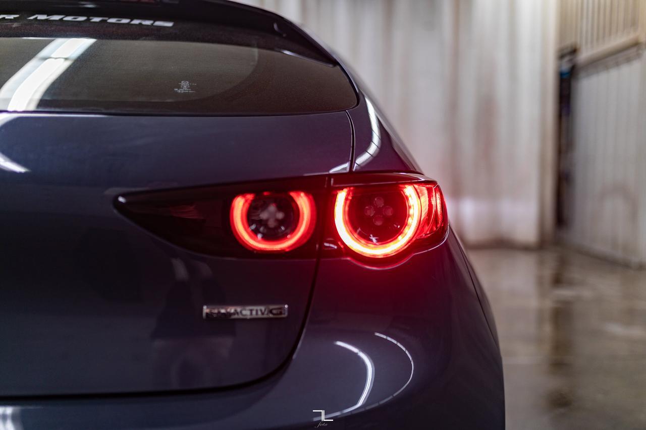 2021 Mazda 3 GT Sport Hatchback Manual Leather Roof Nav BCam Red Deer AB