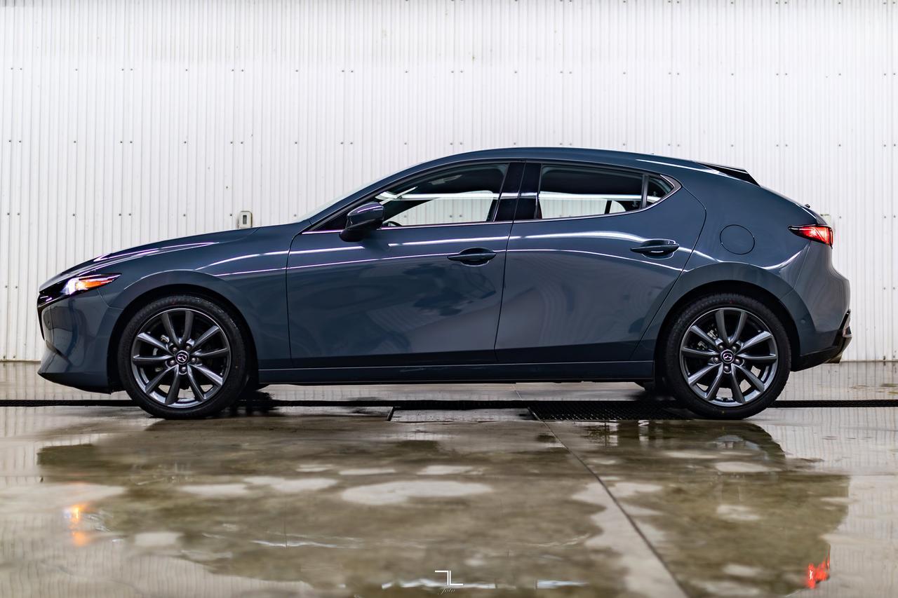 2021 Mazda 3 GT Sport Hatchback Manual Leather Roof Nav BCam Red Deer AB