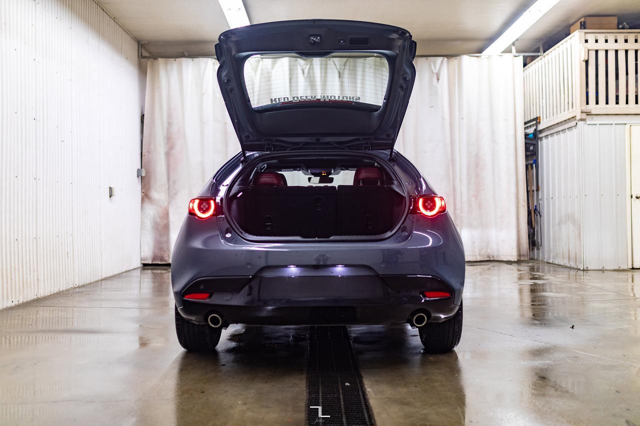 2021 Mazda 3 GT Sport Hatchback Manual Leather Roof Nav BCam Red Deer AB