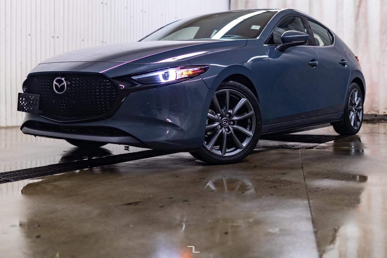 2021 Mazda 3 GT Sport Hatchback Manual Leather Roof Nav BCam Red Deer AB