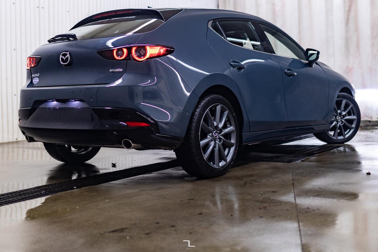 2021 Mazda 3 GT Sport Hatchback Manual Leather Roof Nav BCam Red Deer AB