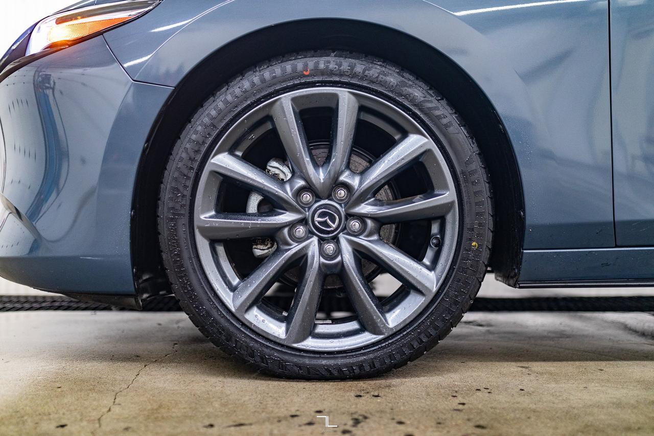 2021 Mazda 3 GT Sport Hatchback Manual Leather Roof Nav BCam Red Deer AB