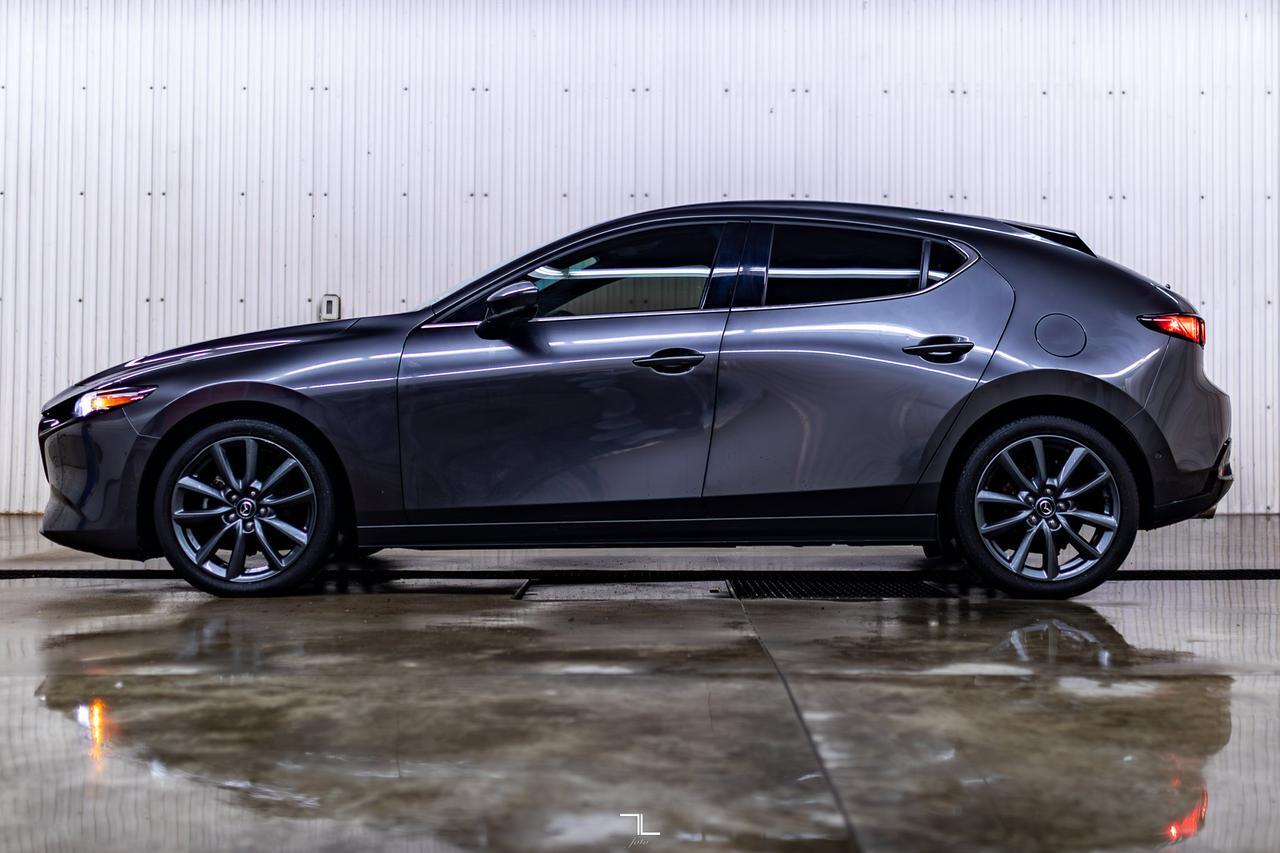 2021 Mazda 3 Sport GT Hatchback Manual Leather Roof Nav Red Deer AB