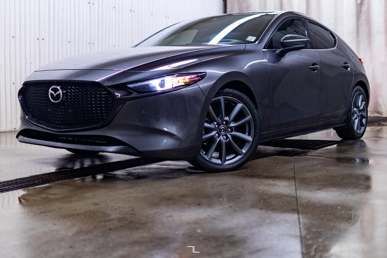 2021 Mazda 3 Sport GT Hatchback Manual Leather Roof Nav Red Deer AB