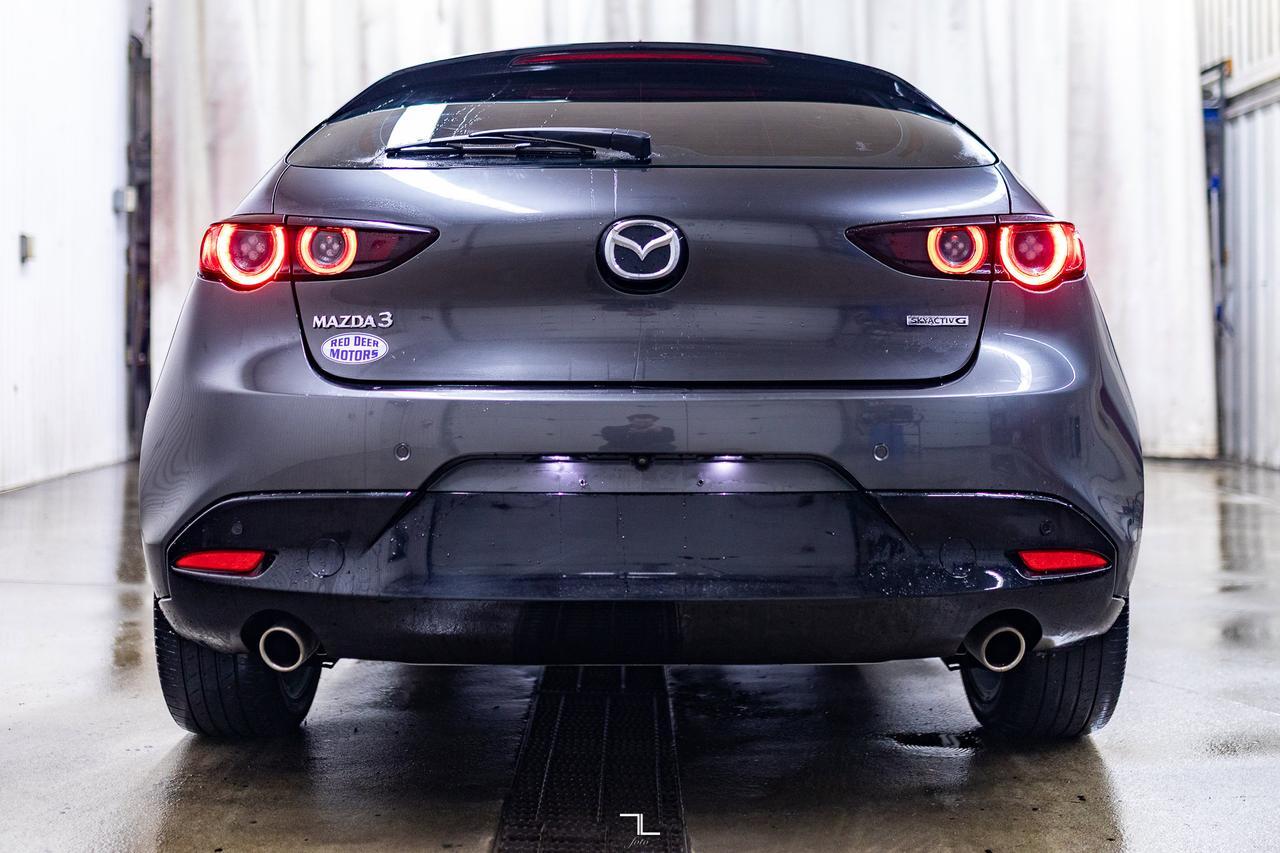 2021 Mazda 3 Sport GT Hatchback Manual Leather Roof Nav Red Deer AB