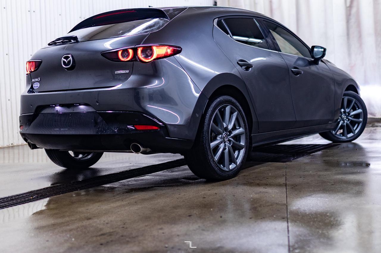 2021 Mazda 3 Sport GT Hatchback Manual Leather Roof Nav Red Deer AB