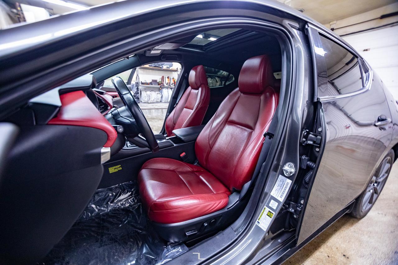 2021 Mazda 3 Sport GT Hatchback Manual Leather Roof Nav Red Deer AB