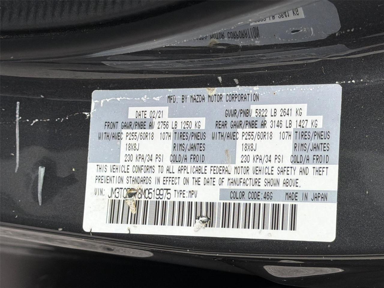 2021 Mazda CX-9 Sport Hagerstown MD