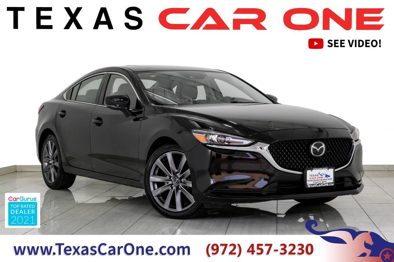 2021 Mazda Mazda6 GRAND TOURING BLIND SPOT ASSIST LANE KEEP ASSIST SUNROOF LEATHER HEATED SEATS REAR CAMERA Carrollton TX