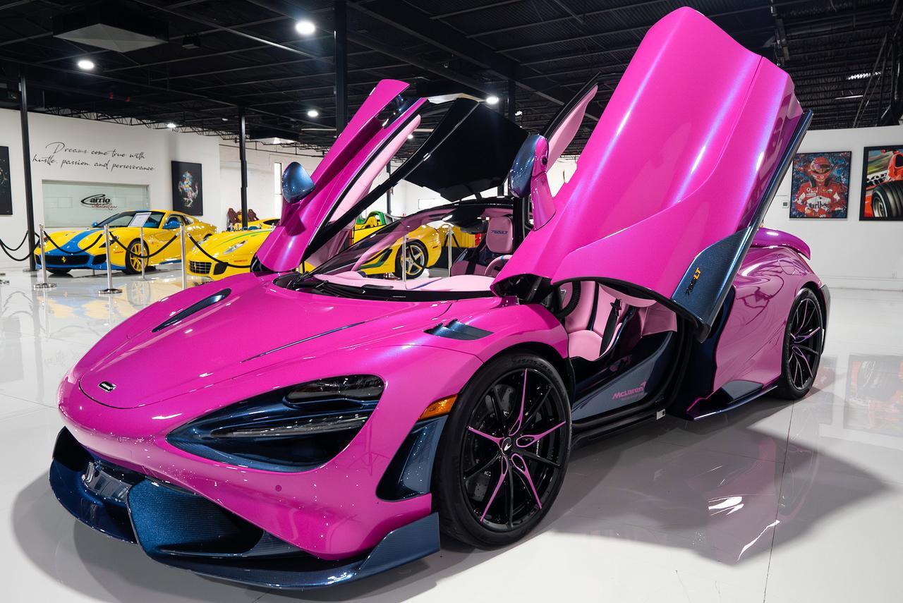 2021 McLaren 765LT 1 of 1 MSO BUILD! formerly owned by Jeffree Star, MSO Clubsport pack, factory roof scoop AND MORE!! Fort Lauderdale FL