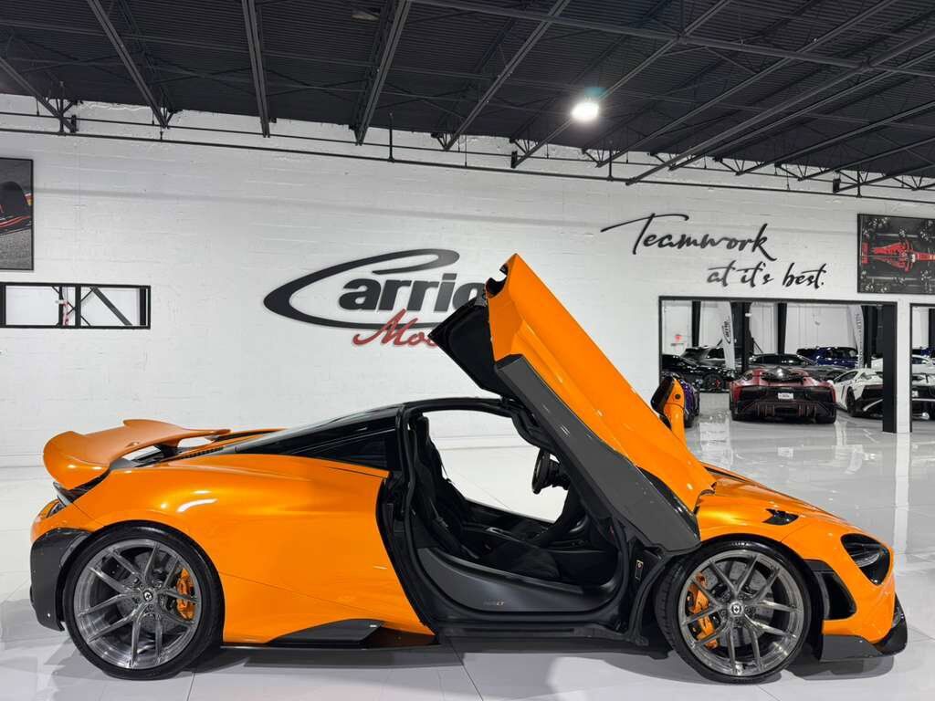 2021 McLaren 765LT MSO Papaya Spark paint, Papaya Spark calipers, comfort seats, louvered fenders,HRE wheels AND MORE!! Fort Lauderdale FL