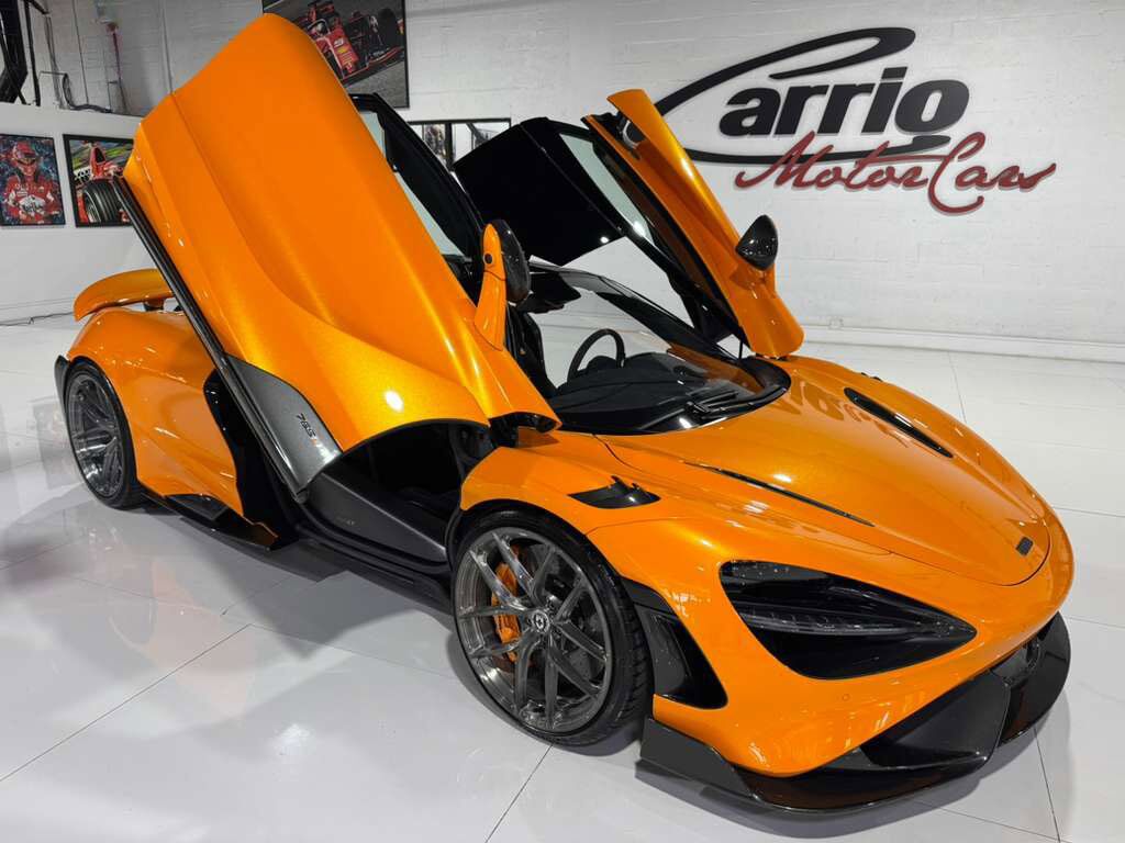 2021 McLaren 765LT MSO Papaya Spark paint, Papaya Spark calipers, comfort seats, louvered fenders,HRE wheels AND MORE!! Fort Lauderdale FL