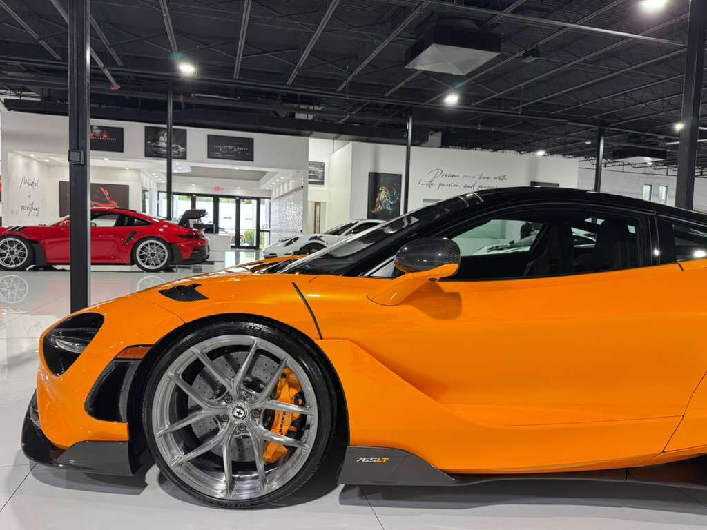 2021 McLaren 765LT MSO Papaya Spark paint, Papaya Spark calipers, comfort seats, louvered fenders,HRE wheels AND MORE!! Fort Lauderdale FL