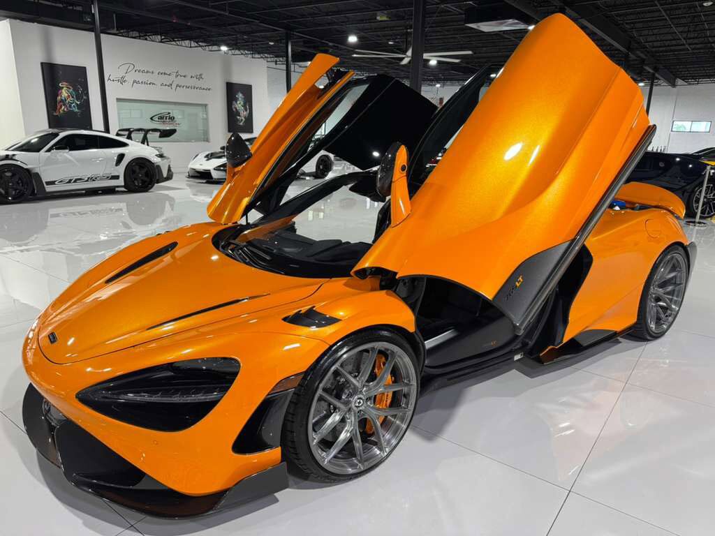 2021 McLaren 765LT MSO Papaya Spark paint, Papaya Spark calipers, comfort seats, louvered fenders,HRE wheels AND MORE!! Fort Lauderdale FL