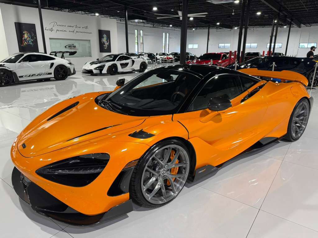 2021 McLaren 765LT MSO Papaya Spark paint, Papaya Spark calipers, comfort seats, louvered fenders,HRE wheels AND MORE!! Fort Lauderdale FL