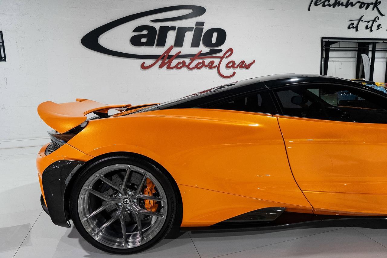 2021 McLaren 765LT MSO Papaya Spark paint, louvered fenders, HRE wheels, Ryft exhaust, Area 51 built engine AND MORE!!! Fort Lauderdale FL