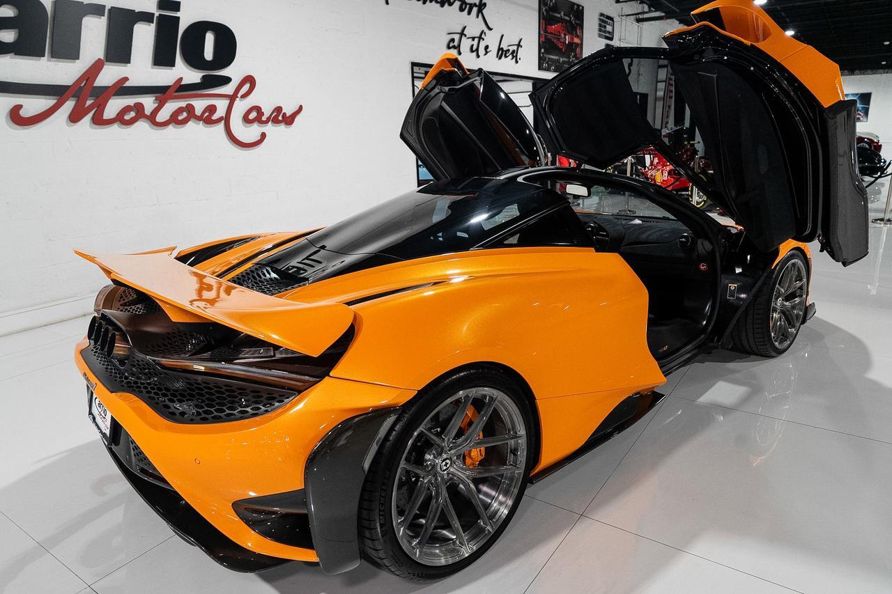 2021 McLaren 765LT MSO Papaya Spark paint, louvered fenders, HRE wheels, Ryft exhaust, Area 51 built engine AND MORE!!! Fort Lauderdale FL