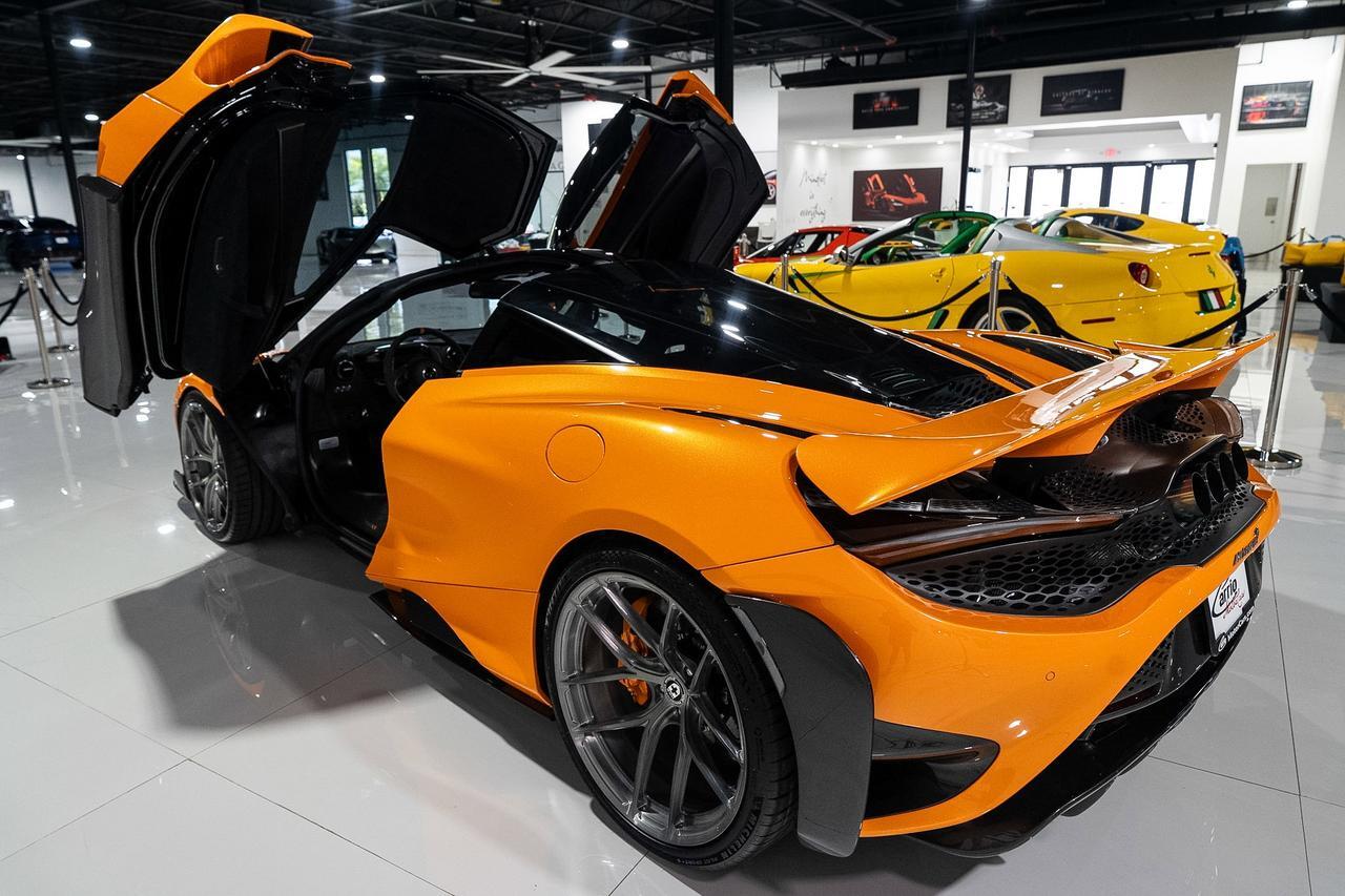 2021 McLaren 765LT MSO Papaya Spark paint, louvered fenders, HRE wheels, Ryft exhaust, Area 51 built engine AND MORE!!! Fort Lauderdale FL