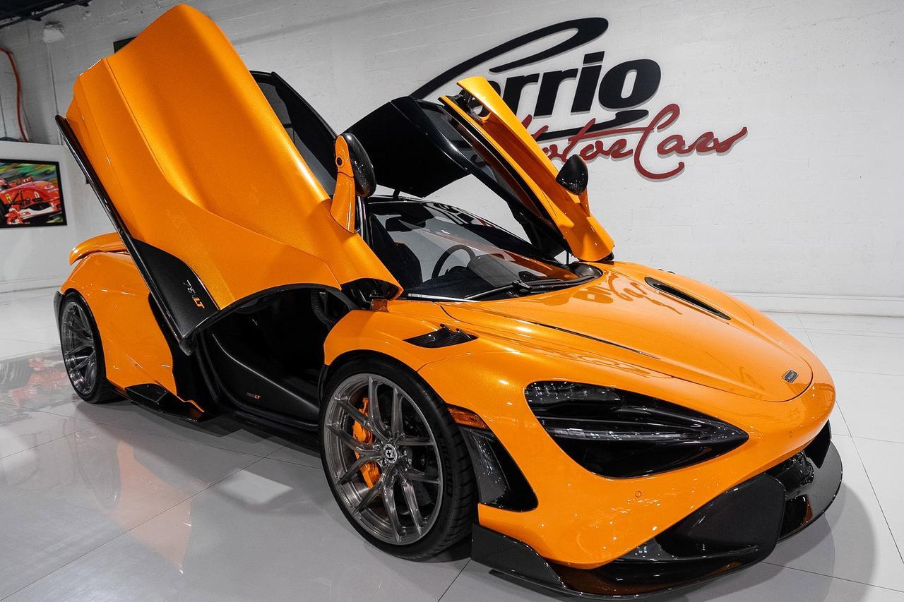 2021 McLaren 765LT MSO Papaya Spark paint, louvered fenders, HRE wheels, Ryft exhaust, Area 51 built engine AND MORE!!! Fort Lauderdale FL