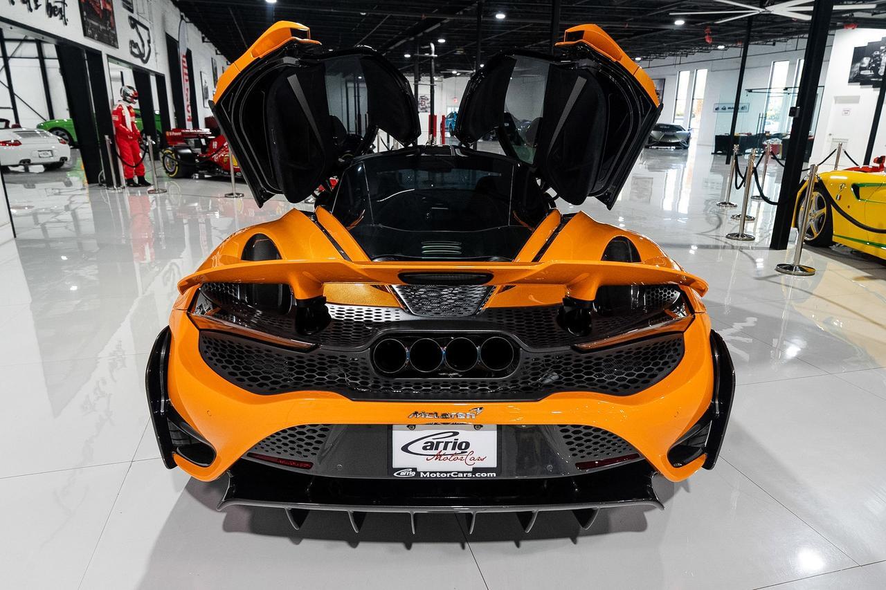 2021 McLaren 765LT MSO Papaya Spark paint, louvered fenders, HRE wheels, Ryft exhaust, Area 51 built engine AND MORE!!! Fort Lauderdale FL