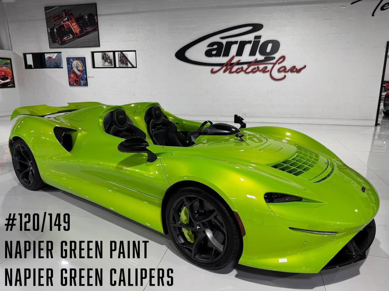 2021 McLaren Elva #120/149 for the world, Napier Green paint/brake calipers AND MUCH MORE!!