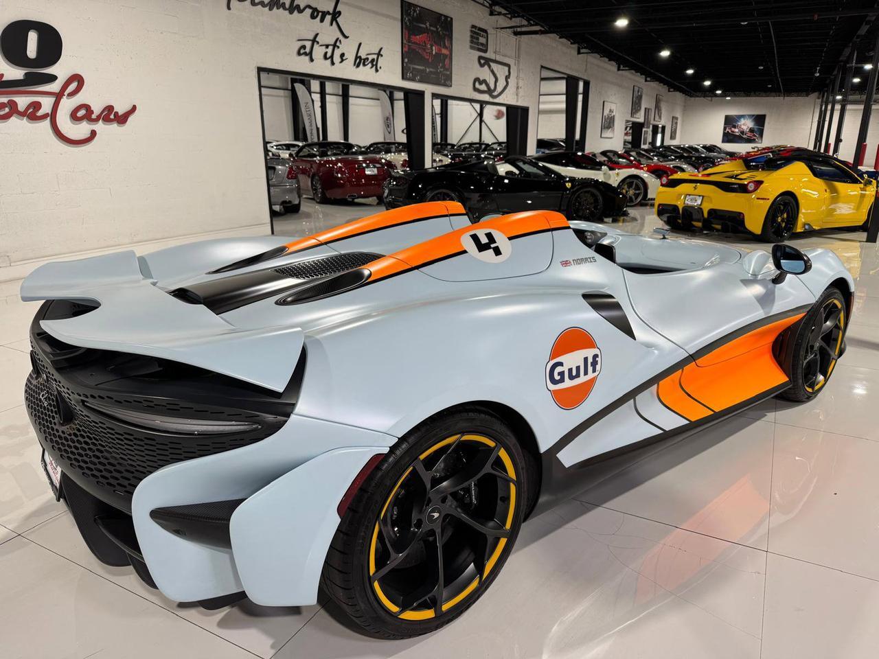 2021 McLaren Elva chassis #78/149, Gulf Oil livery, bespoke interior, Lando Norris signature AND MUCH MORE!! Fort Lauderdale FL