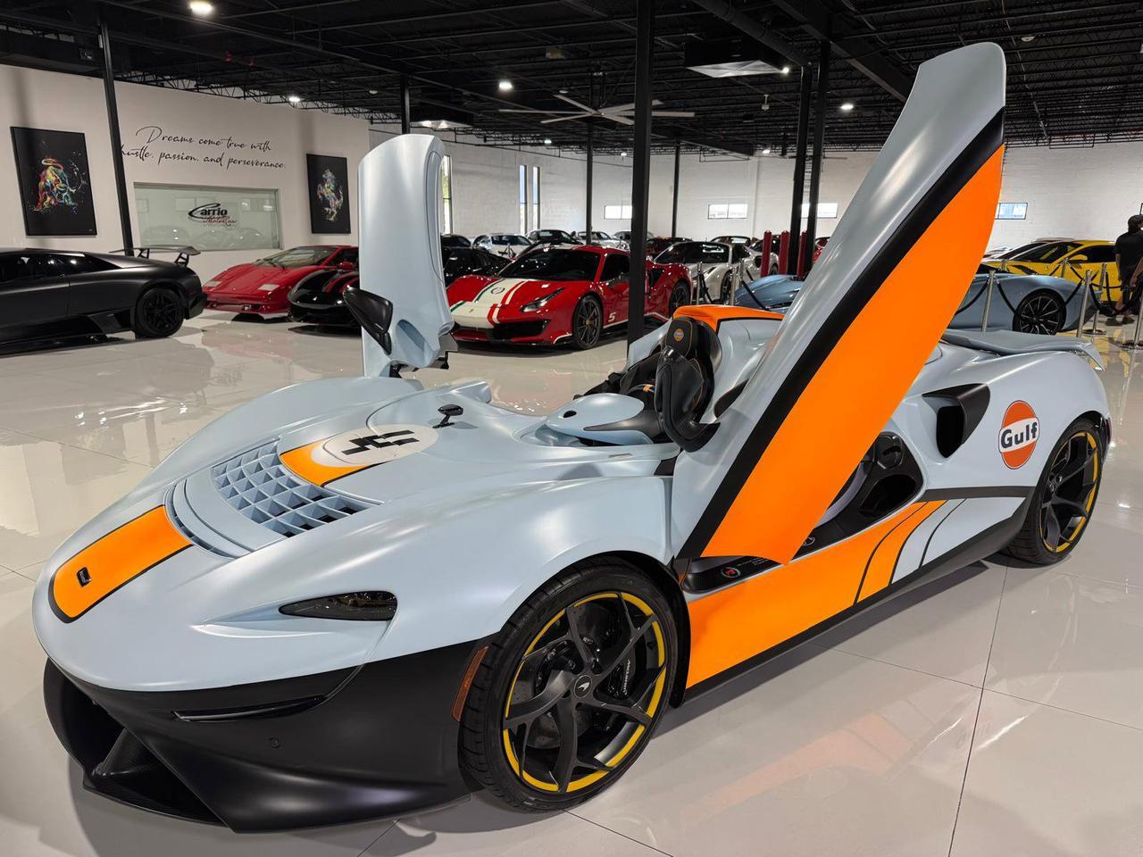2021 McLaren Elva chassis #78/149, Gulf Oil livery, bespoke interior, Lando Norris signature AND MUCH MORE!! Fort Lauderdale FL
