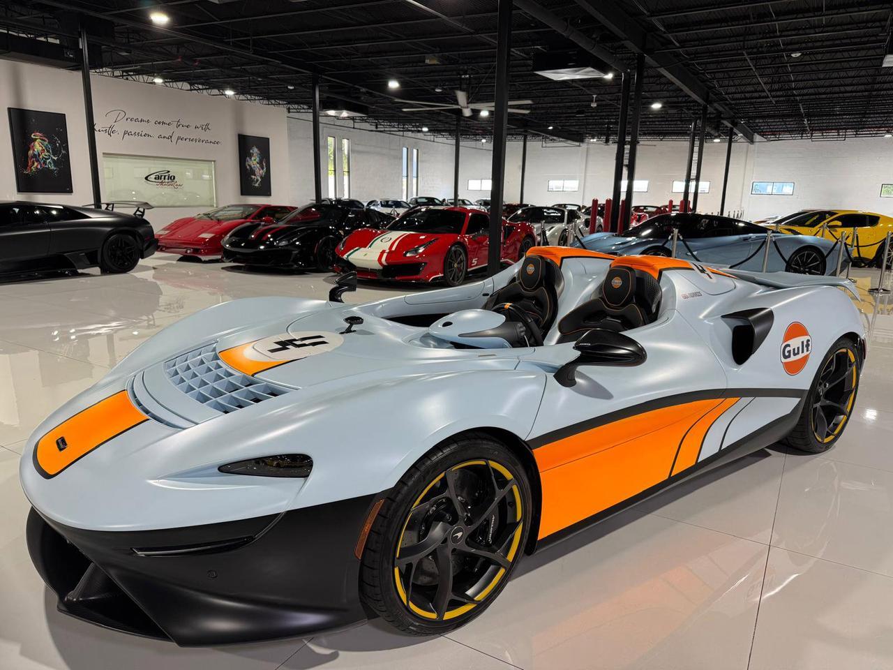 2021 McLaren Elva chassis #78/149, Gulf Oil livery, bespoke interior, Lando Norris signature AND MUCH MORE!!
