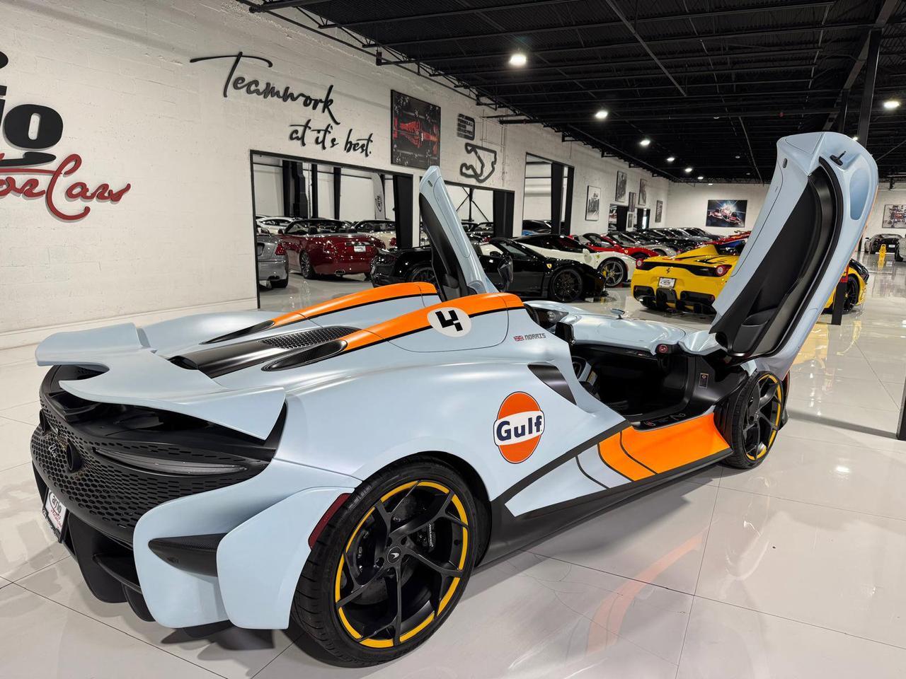 2021 McLaren Elva chassis #78/149, Gulf Oil livery, bespoke interior, Lando Norris signature AND MUCH MORE!! Fort Lauderdale FL