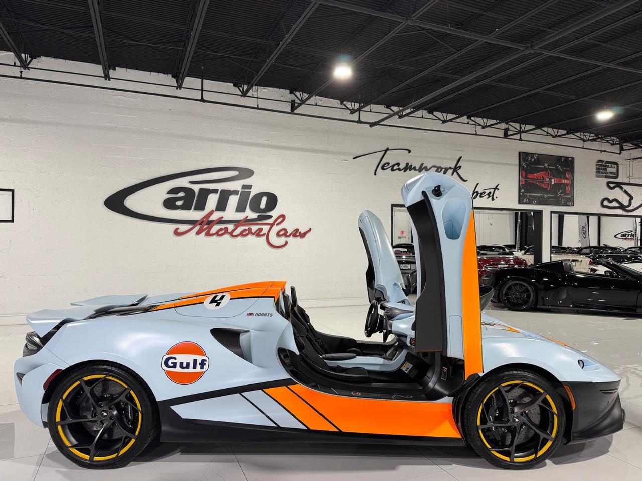 2021 McLaren Elva chassis #78/149, Gulf Oil livery, bespoke interior, Lando Norris signature AND MUCH MORE!! Fort Lauderdale FL