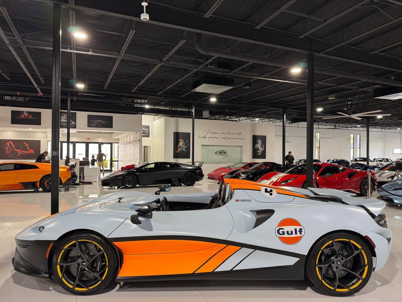 2021 McLaren Elva chassis #78/149, Gulf Oil livery, bespoke interior, Lando Norris signature AND MUCH MORE!! Fort Lauderdale FL