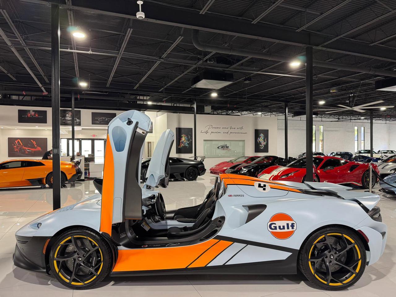 2021 McLaren Elva chassis #78/149, Gulf Oil livery, bespoke interior, Lando Norris signature AND MUCH MORE!! Fort Lauderdale FL