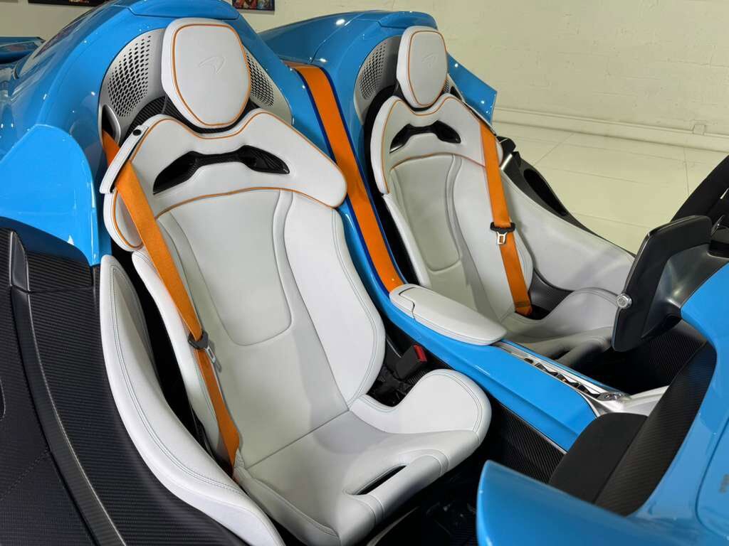 2021 McLaren Elva chassis #88/149 for the world, factory painted Gulf Racing livery Fort Lauderdale FL