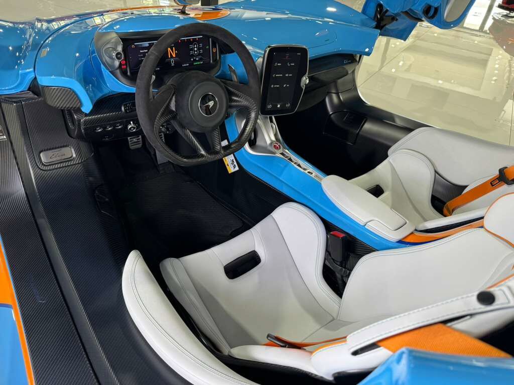 2021 McLaren Elva chassis #88/149 for the world, factory painted Gulf Racing livery Fort Lauderdale FL