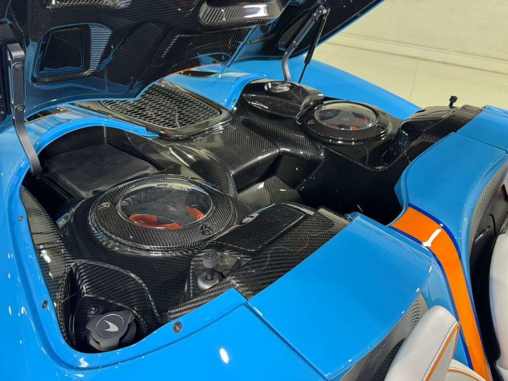 2021 McLaren Elva chassis #88/149 for the world, factory painted Gulf Racing livery Fort Lauderdale FL