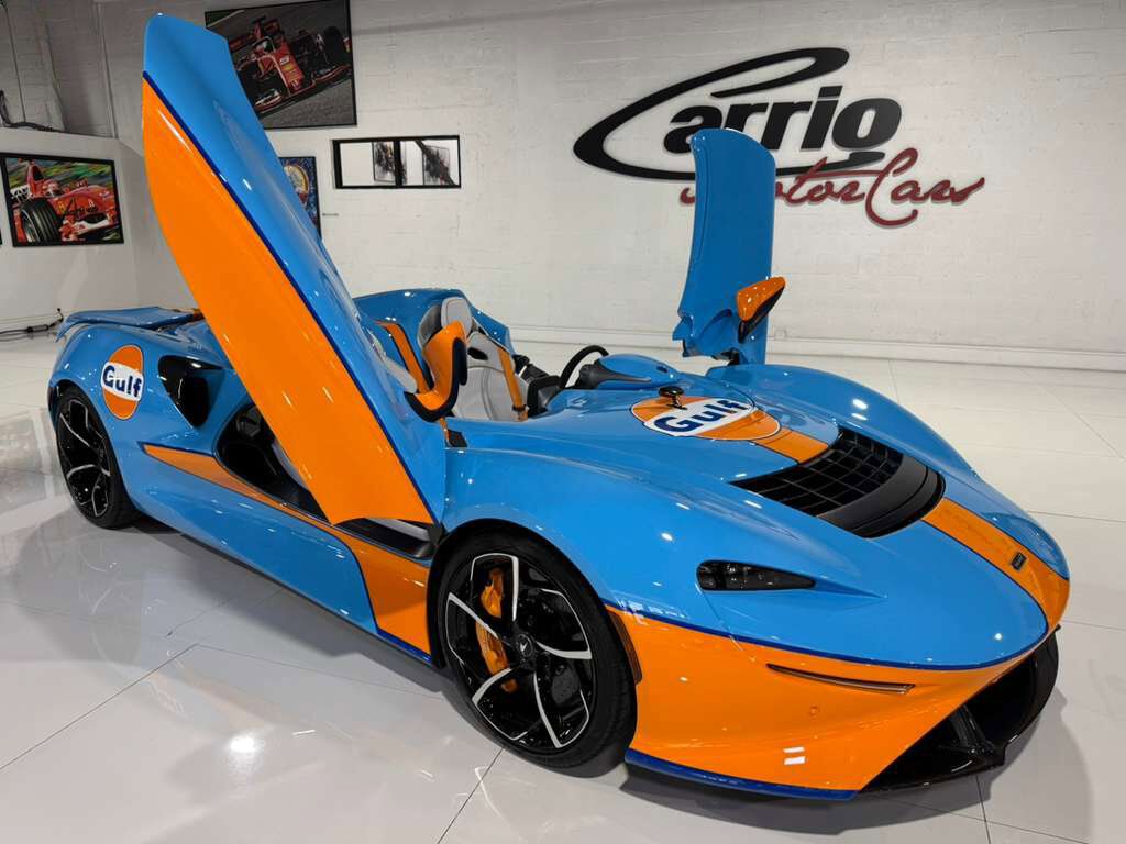 2021 McLaren Elva chassis #88/149 for the world, factory painted Gulf Racing livery Fort Lauderdale FL