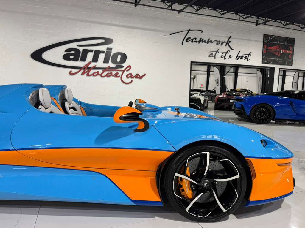 2021 McLaren Elva chassis #88/149 for the world, factory painted Gulf Racing livery Fort Lauderdale FL